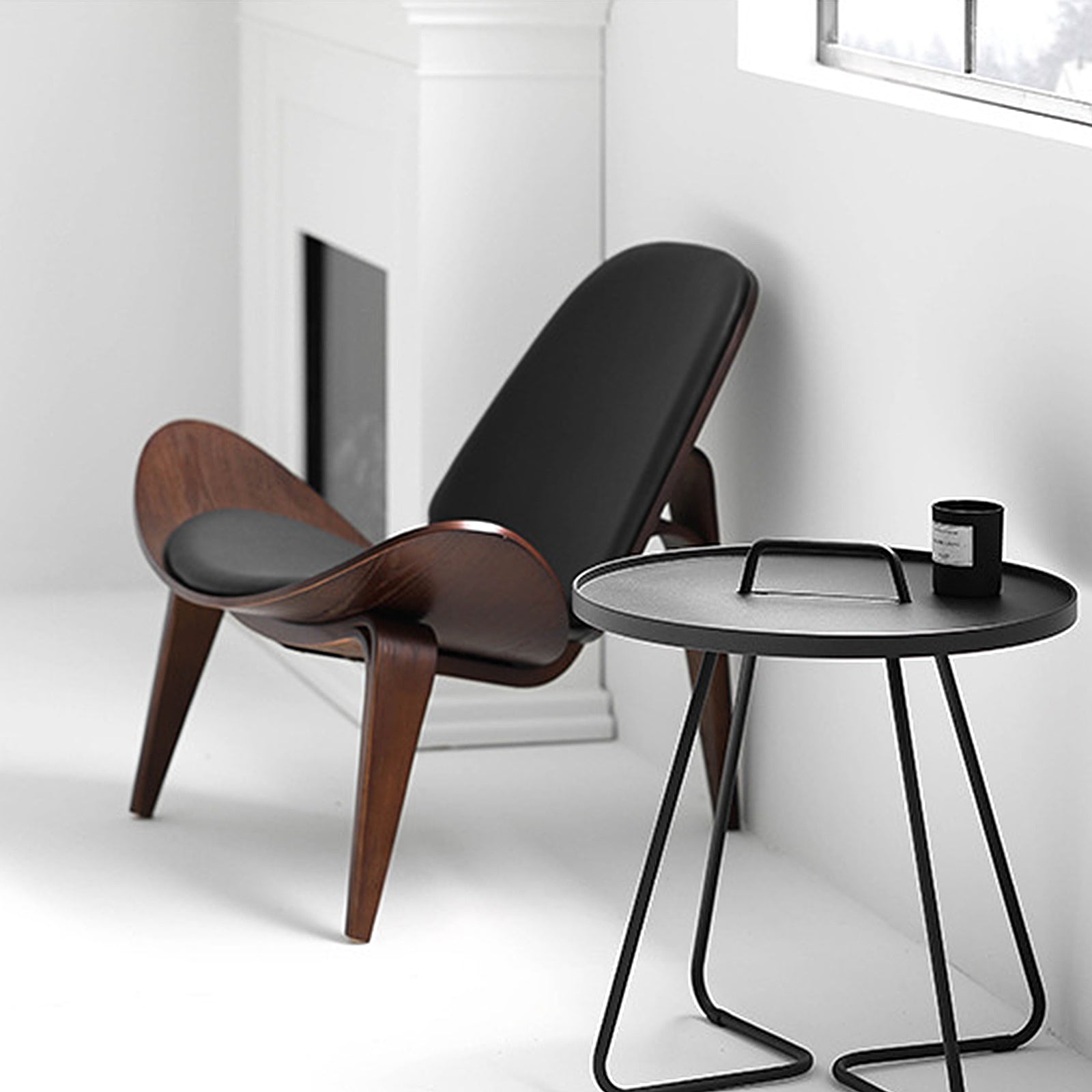 Curl Up in Style: The Cozy Charm of Our Mid Century Modern Shell Chair ...