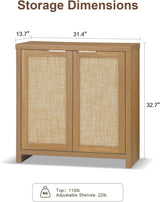 Hampstead Rattan Cabinet with 3 Doors and 3 Drawers