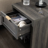 Wooden Single-Drawer Nightstand