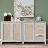 Hampstead Rattan Cabinet with 3 Doors and 3 Drawers