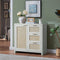 Hampstead Rattan 3 Drawer Storage Chest  with Door