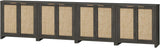 Rattan 2-Door Storage Sideboard