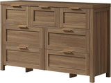 Wooden 7-Drawer Dresser Storage Chest