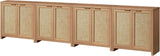 Rattan 2-Door Storage Sideboard