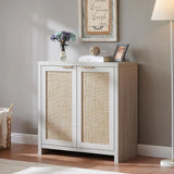 Rattan 2-Door Storage Sideboard