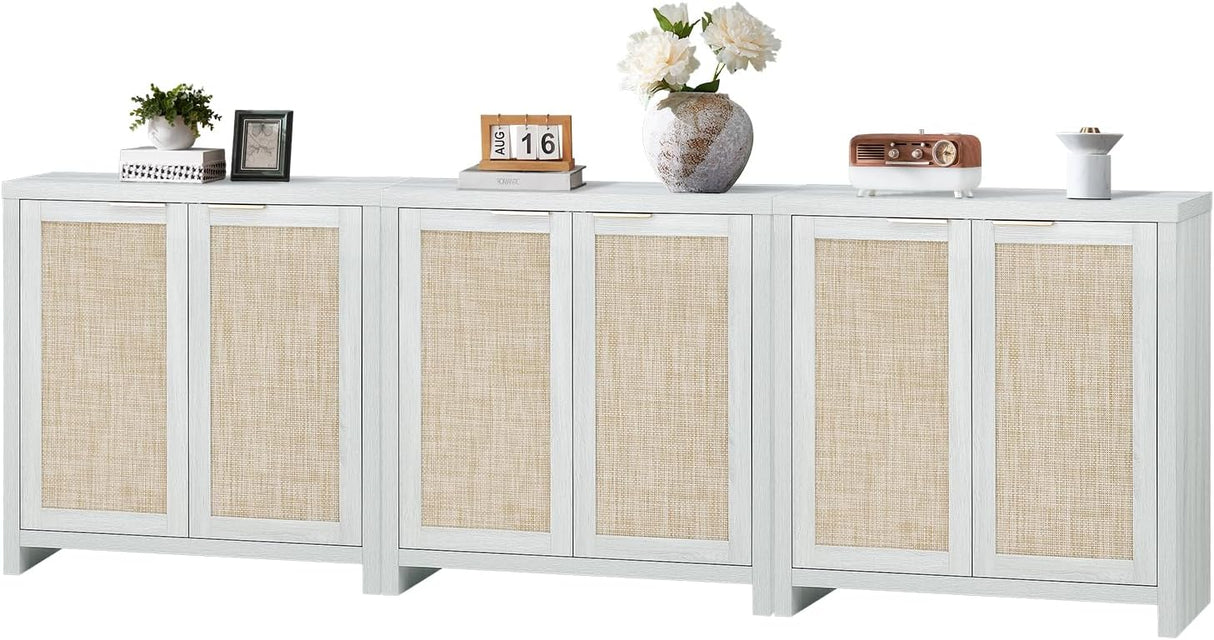 Rattan 2-Door Storage Sideboard