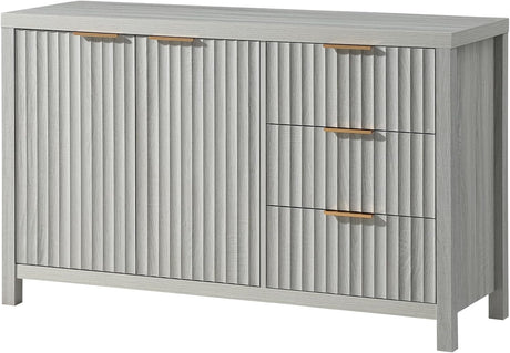 Oxford Fluted Sideboard Cabinet with Adjustable Shelves