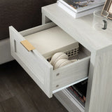 Wooden Single-Drawer Nightstand