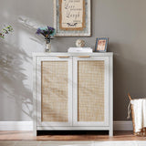 Rattan 2-Door Storage Sideboard