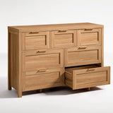 Wooden 7-Drawer Dresser Storage Chest