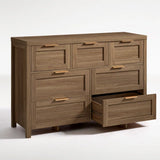 Wooden 7-Drawer Dresser Storage Chest