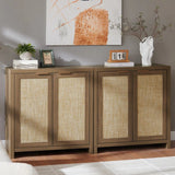 Rattan 2-Door Storage Sideboard