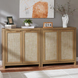 Rattan 2-Door Storage Sideboard