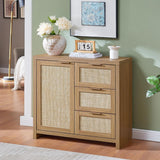 Hampstead Rattan 3 Drawer Storage Chest  with Door