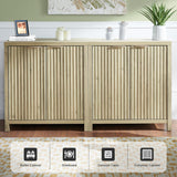 Oxford Fluted Sideboard Buffet Cabinet with Adjustable Shelves