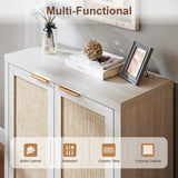 Rattan 2-Door Storage Sideboard