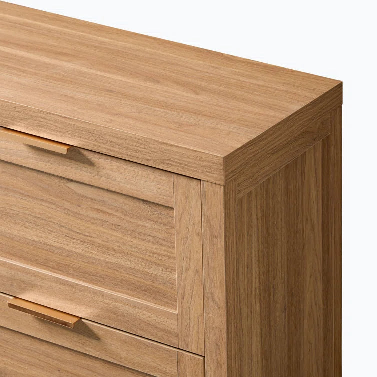 Wooden 6-Drawer Dresser Storage Chest