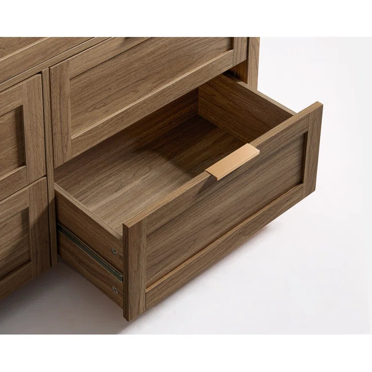 Wooden 7-Drawer Dresser Storage Chest